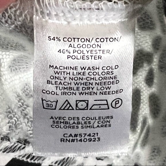 Lou & Grey for Loft Women's Cheetah Print Terry Sweatshirt - S - Picture 6 of 6